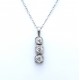 Diamond drop pendant