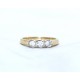 Three stone diamond ring