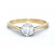 Solitaire diamond ring