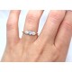 Three stone diamond ring