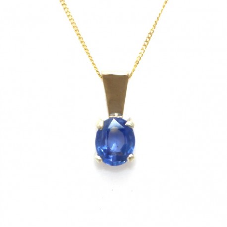 Sapphire pendant