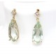 Prasiolite quartz earrings