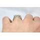 Three stone diamond ring