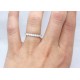 Diamond half eternity ring