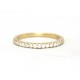 Half eternity diamond ring