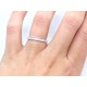 Platinum set half eternity diamond ring