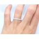 Platinum set half eternity diamond ring