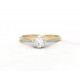 Diamond solitaire ring