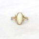 Oval opal ring