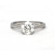 Solitaire diamond ring