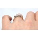 Three stone diamond ring