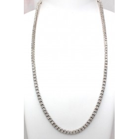 Diamond line necklace