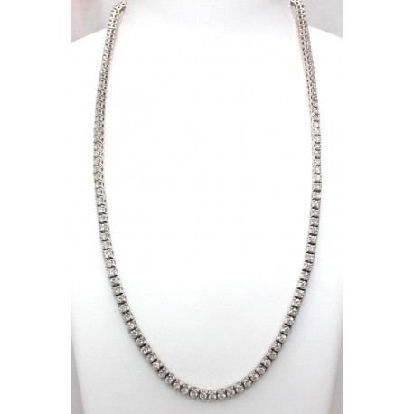 Diamond line necklace