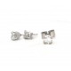 Diamond stud earrings 9ct white gold