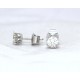 Diamond stud earrings