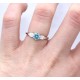 Blue diamond Ring