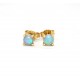 Opal stud earrings