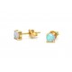 Opal stud earrings